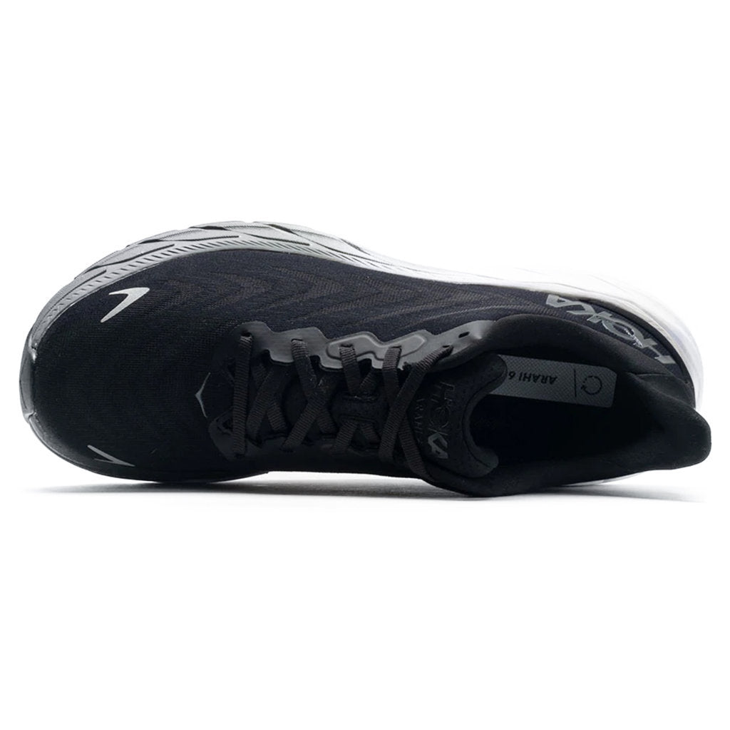 Hoka Arahi 6 Mesh Men's Running Shoes#color_black white