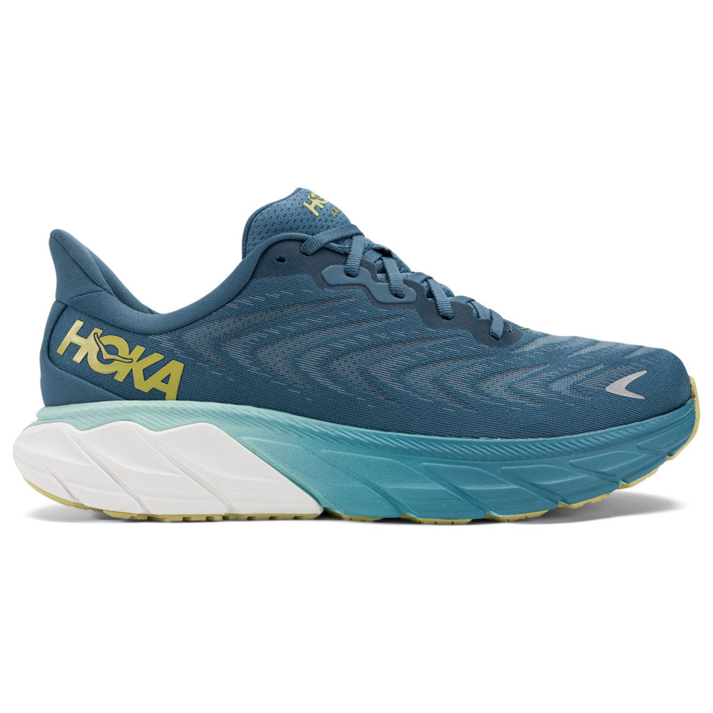 Hoka Arahi 6 Mesh Men's Running Shoes#color_bluesteel sunlit ocean