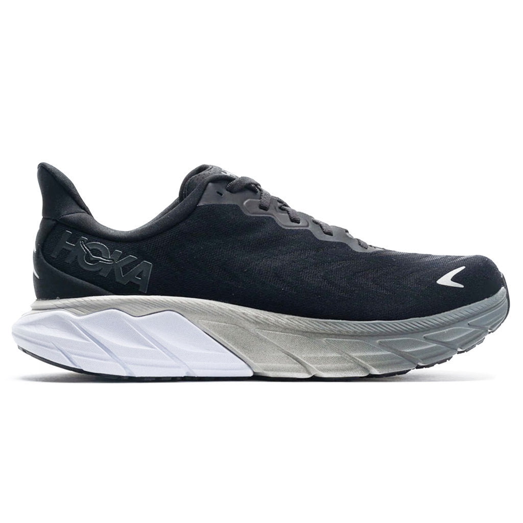 Hoka One One Arahi 6 Textile Womens Trainers#color_black white