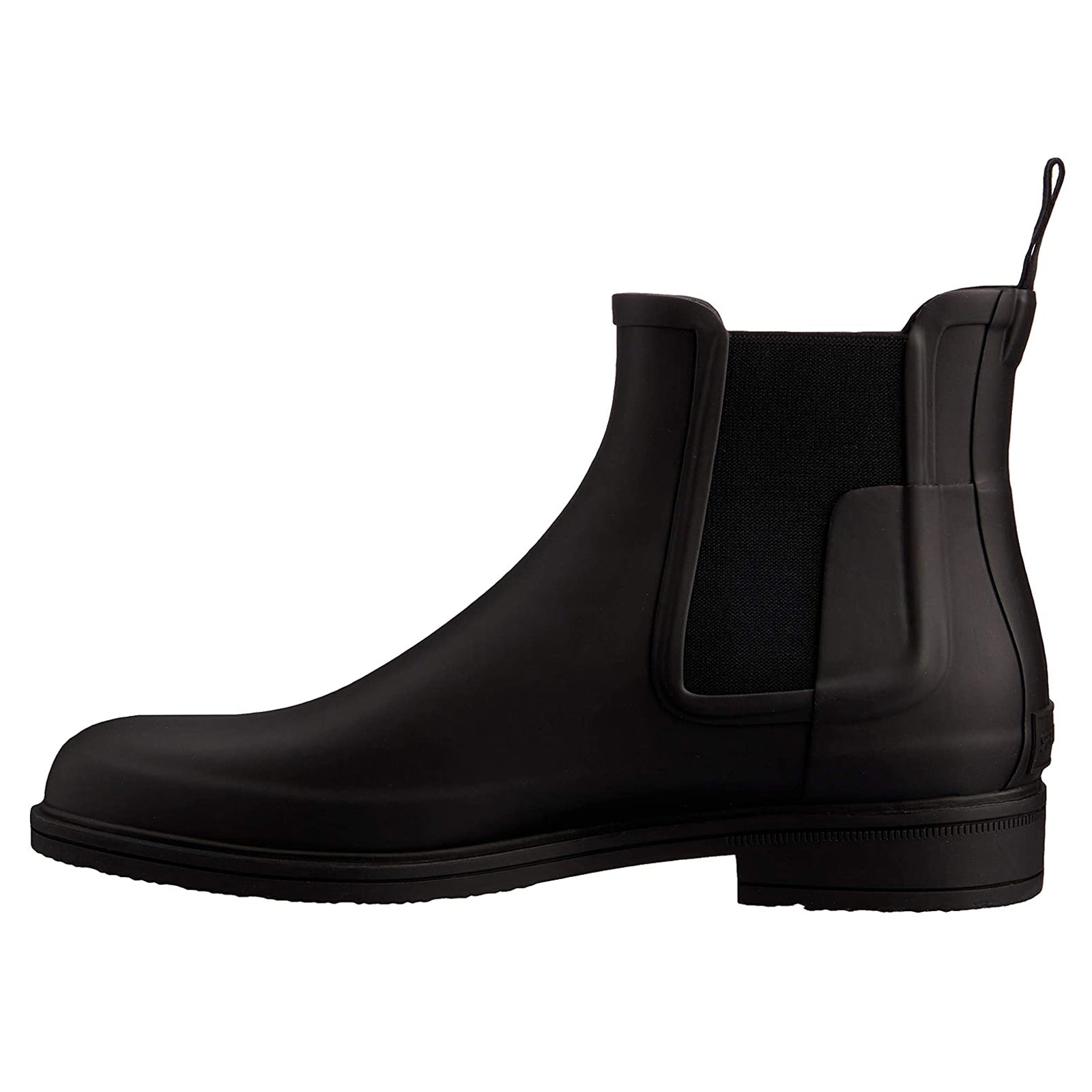 Hunter Original Refined Rubber Men's Chelsea Boots#color_black