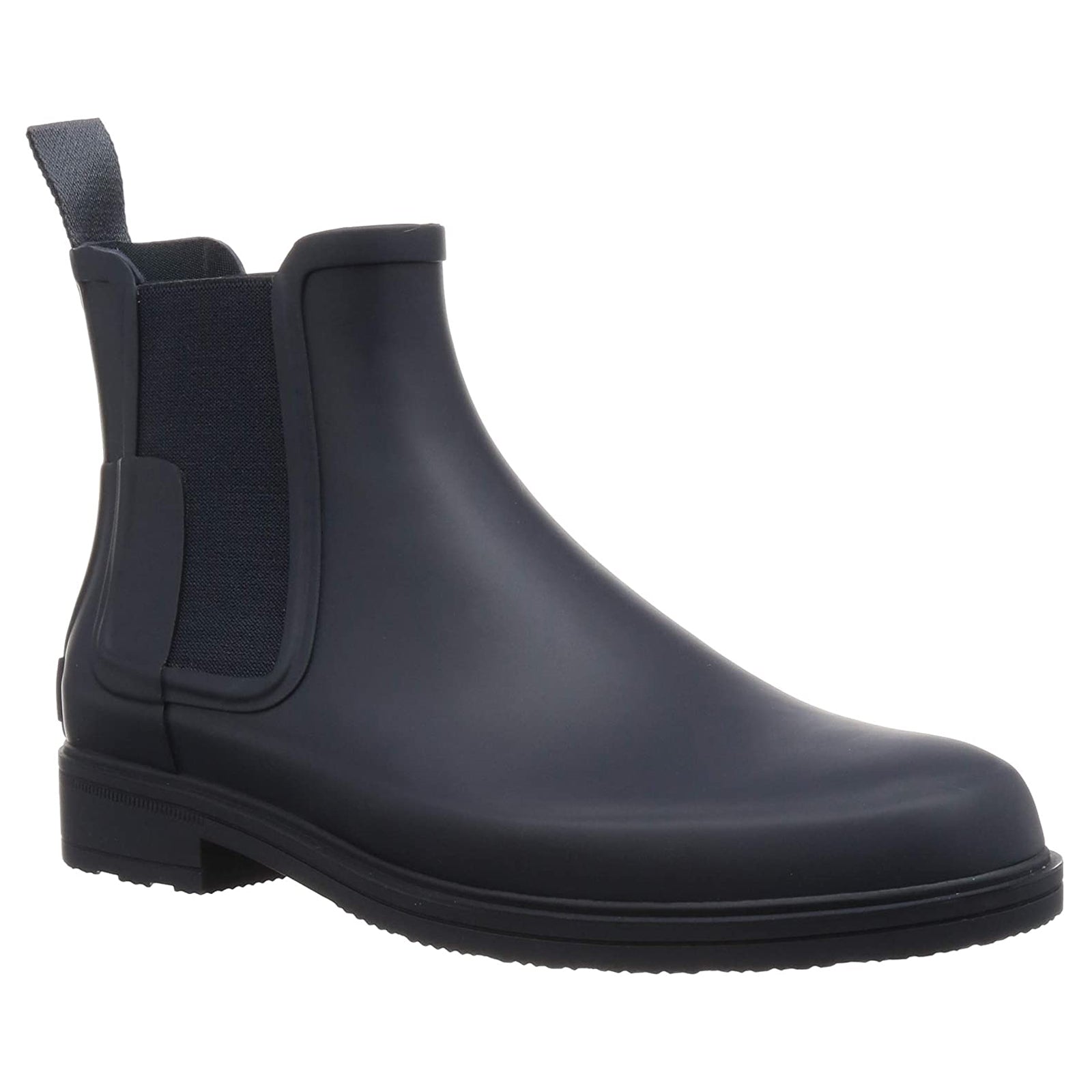 Hunter Original Refined Rubber Men's Chelsea Boots#color_navy