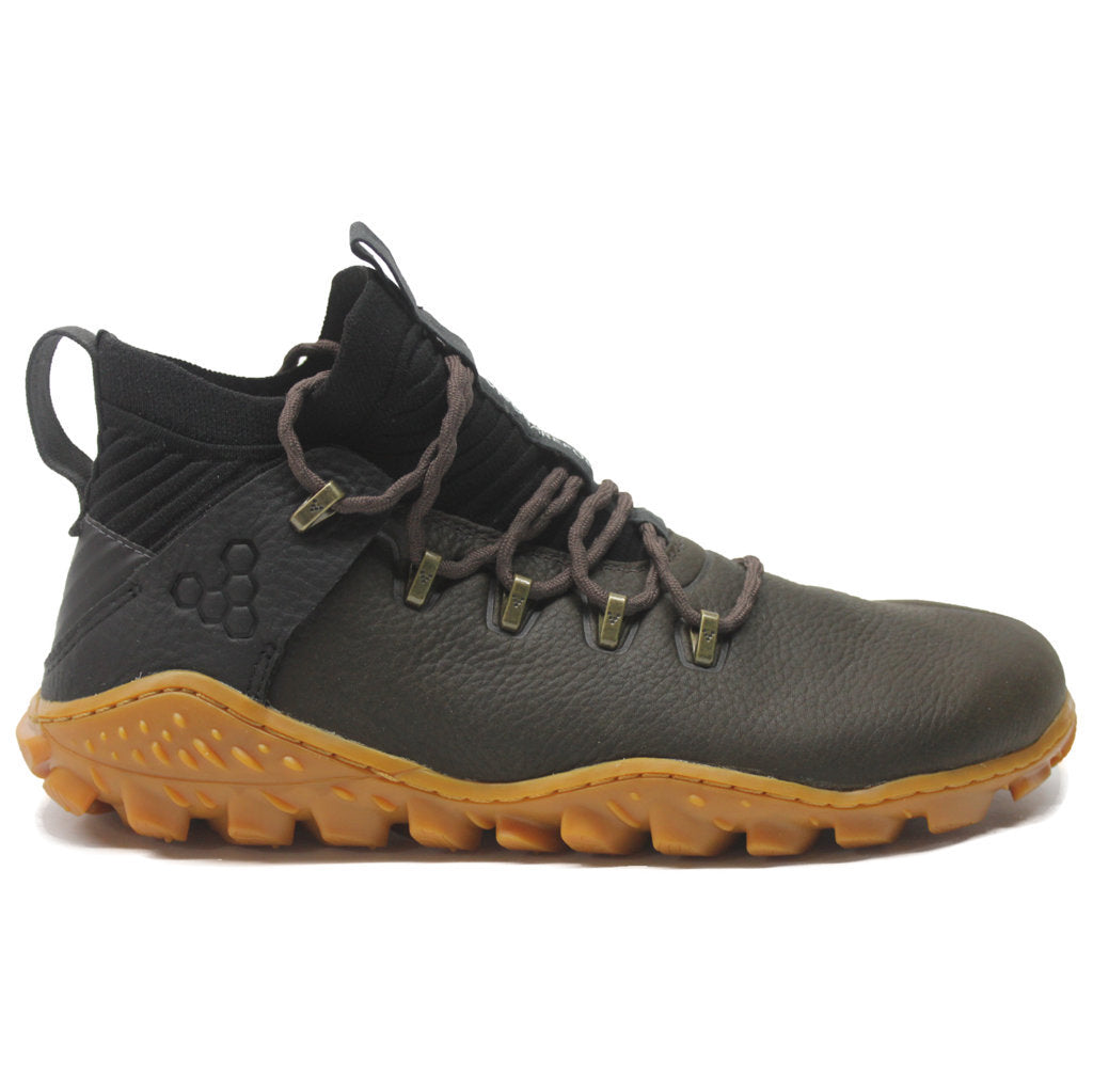 Vivobarefoot Magna Forest ESC Leather Textile Mens Trainers#color_bracken