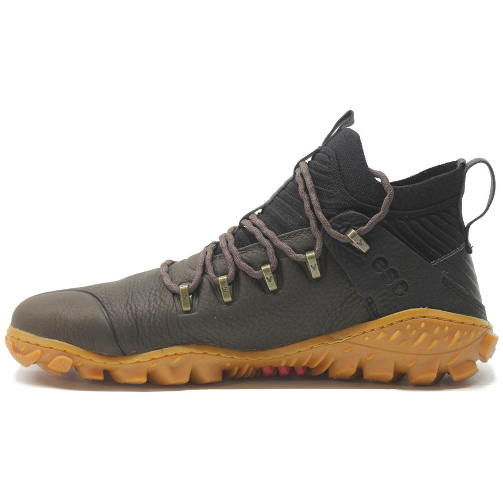 Vivobarefoot Magna Forest ESC Leather Textile Mens Trainers#color_bracken