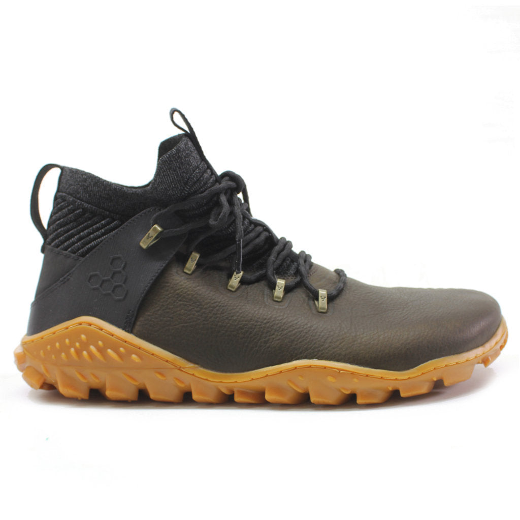 Vivobarefoot Magna Forest ESC Leather Textile Mens Trainers#color_bracken bracken