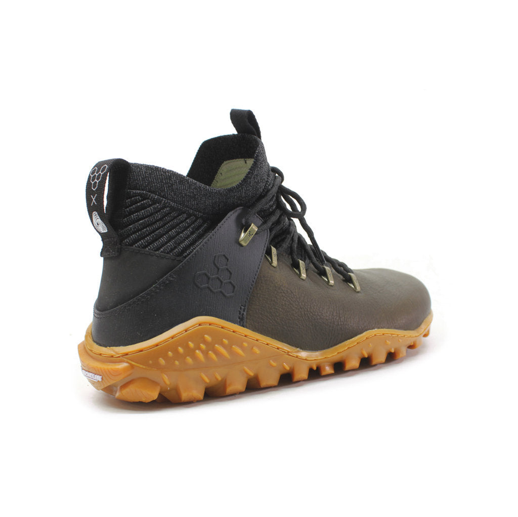 Vivobarefoot Magna Forest ESC Leather Textile Mens Trainers#color_bracken bracken