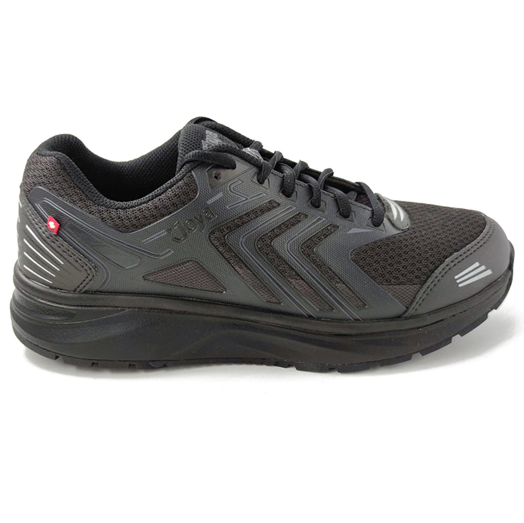 Joya Electra SR PU Leather & Textile Women's Trainers#color_black