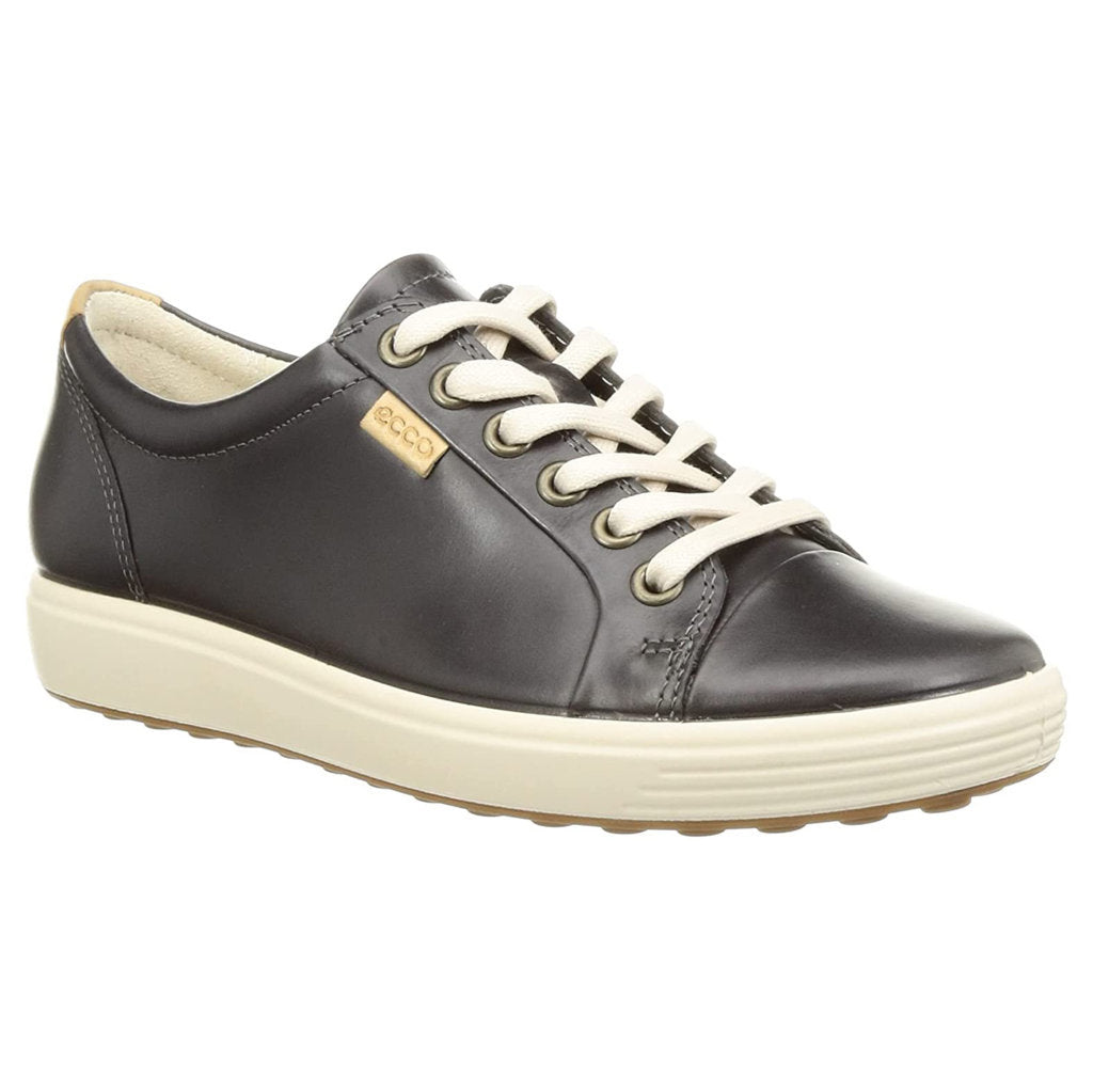 Ecco Soft 7 Smooth Leather Womens Sneakers#color_magnet