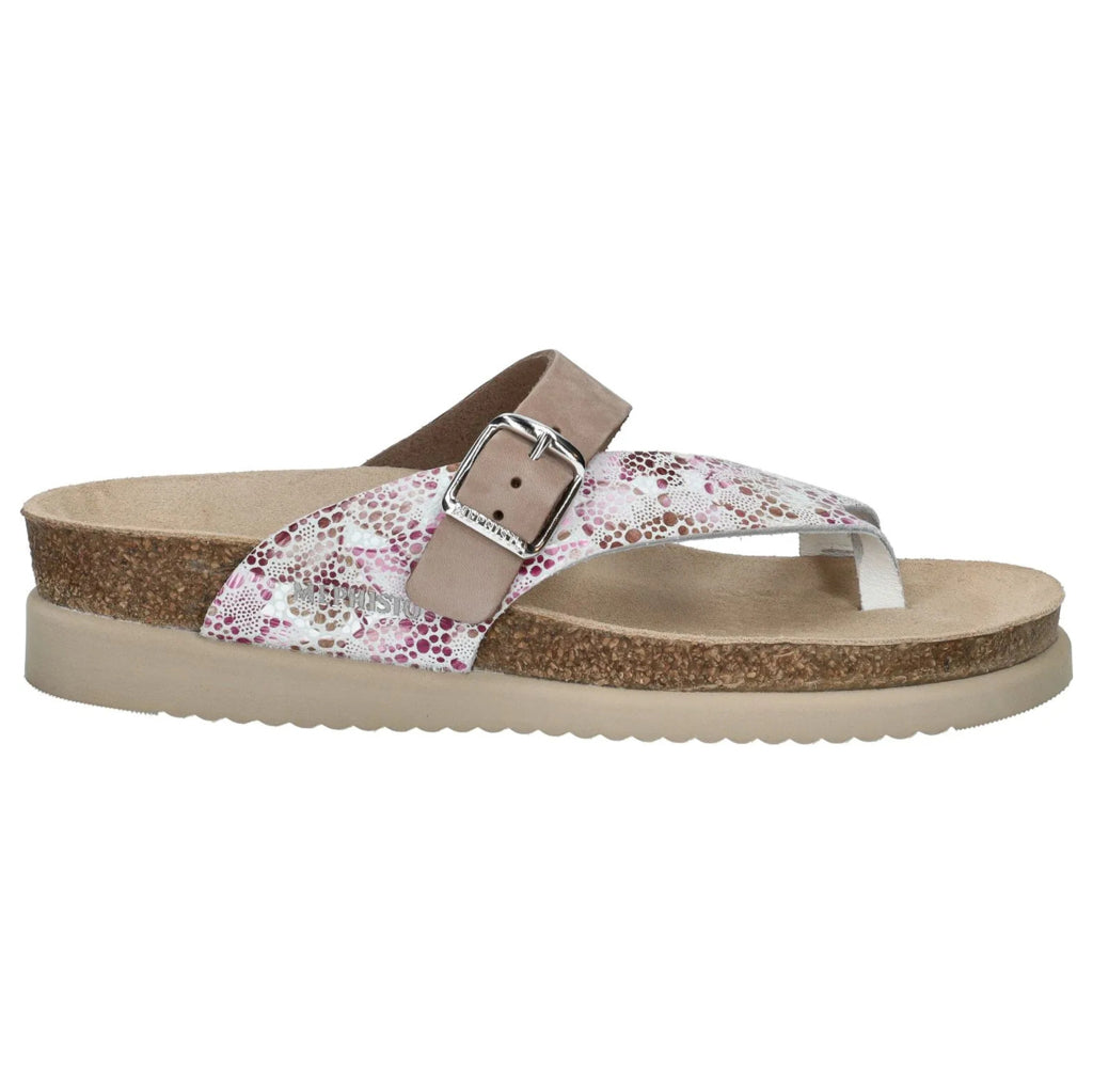 Mephisto Helen Mix Printed Leather Womens Sandals#color_pink