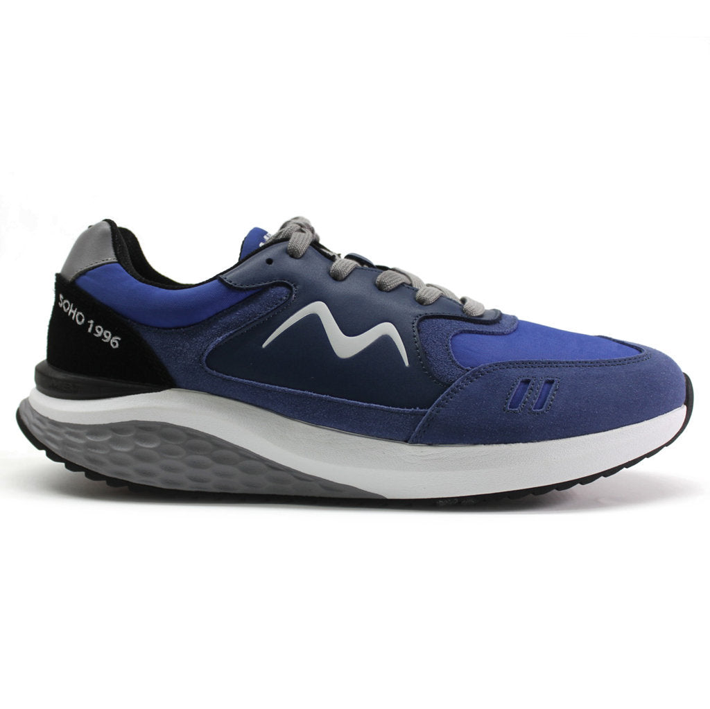 MBT Soho 1996 Suede & Nylon Men's Low-Top Trainers#color_navy