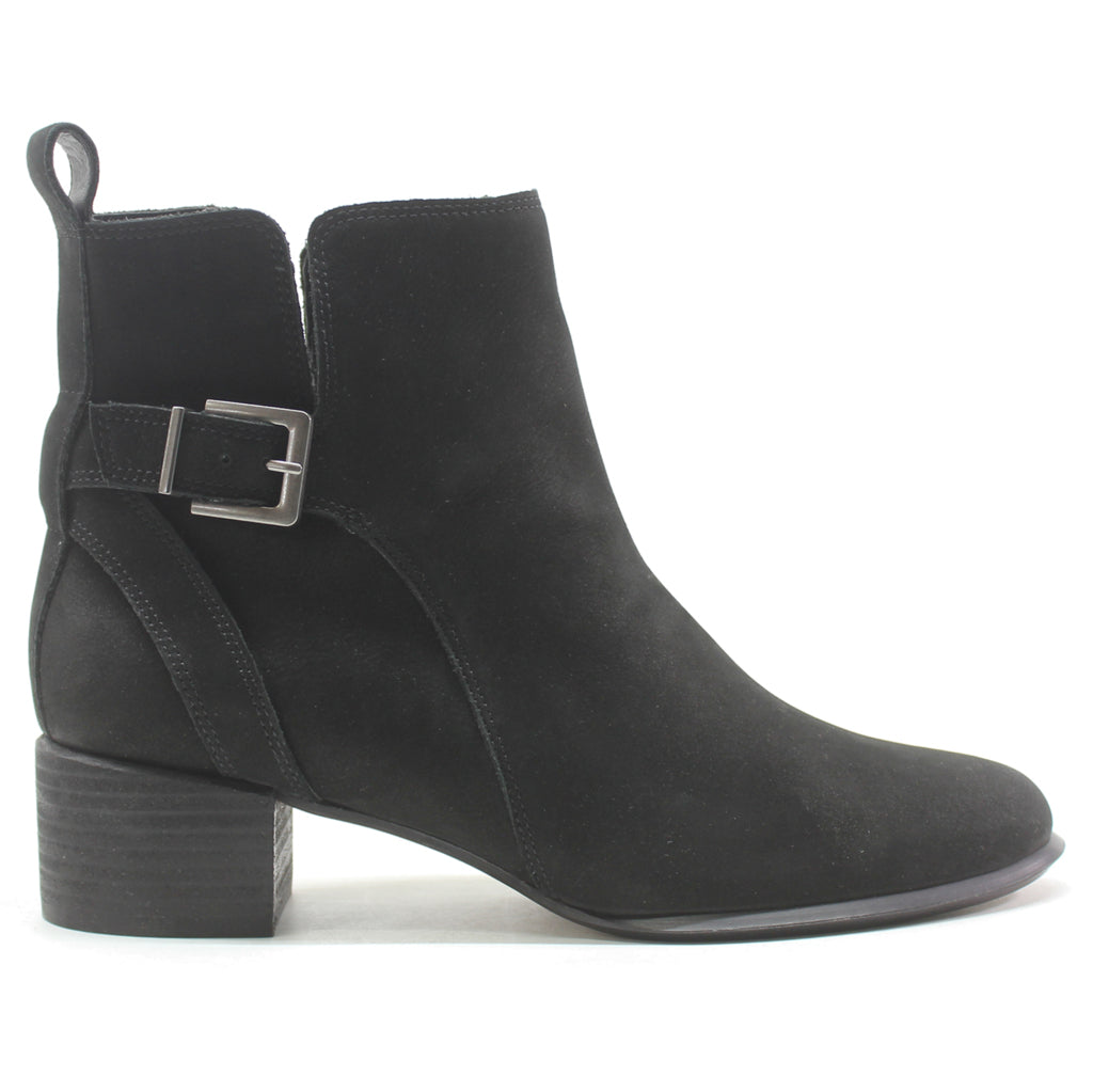 Vionic Sienna Leather Women's Heeled Ankle Boots#color_black