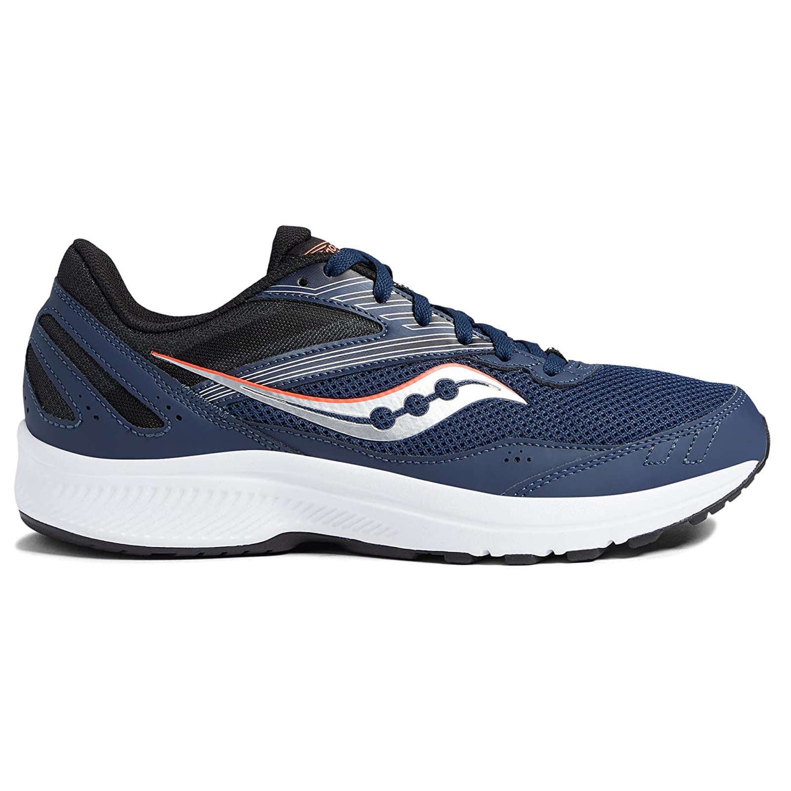 Saucony Cohesion 15 Synthetic Textile Men's Running Shoes#color_night vizired