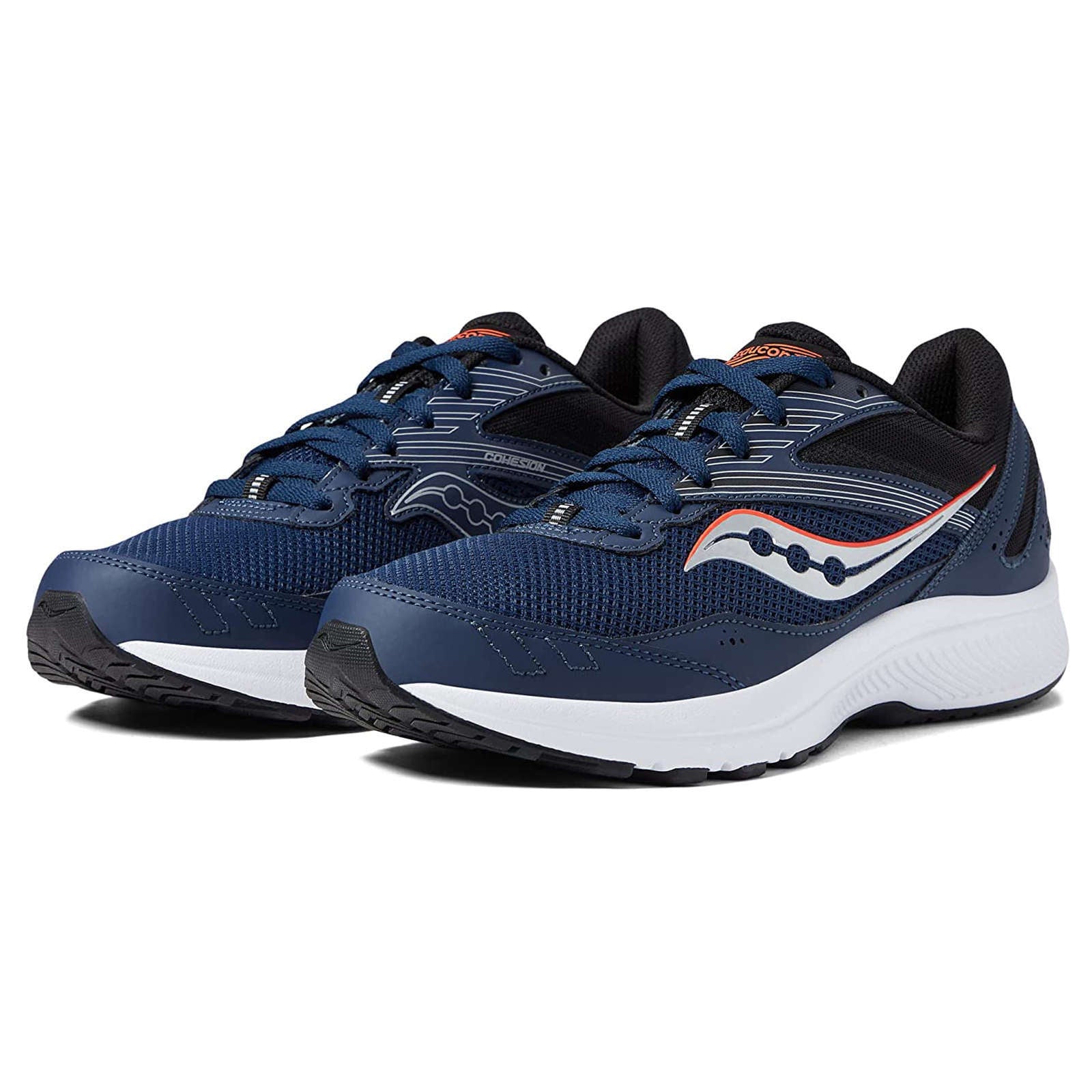Saucony Cohesion 15 Synthetic Textile Men's Running Shoes#color_night vizired