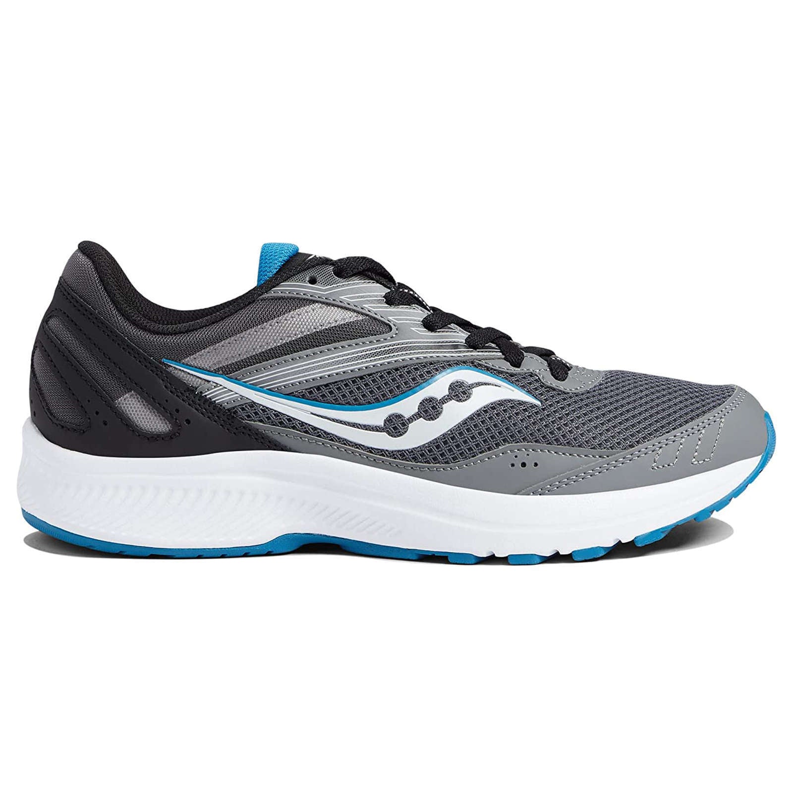 Saucony Cohesion 15 Synthetic Textile Men's Running Shoes#color_charcoal topaz