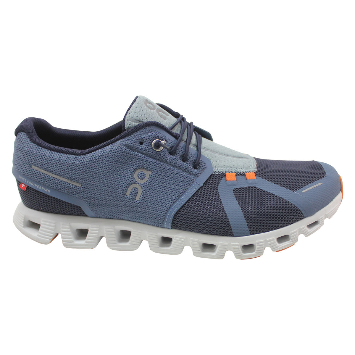 On Mens Cloud 5 Push Textile Synthetic Trainers - UK 9.5
