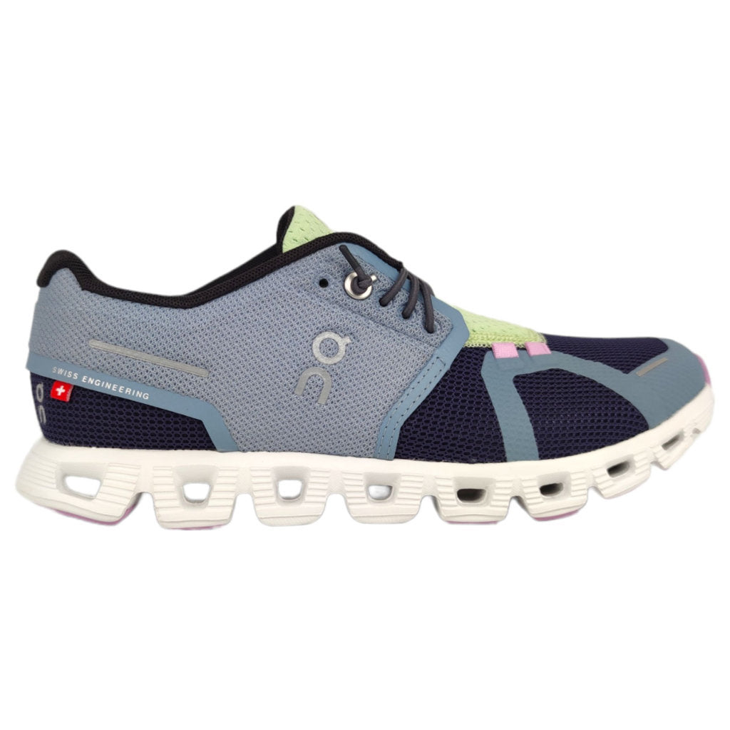 On Running Cloud 5 Push Textile Women's Low-Top Trainers#color_cobble flint