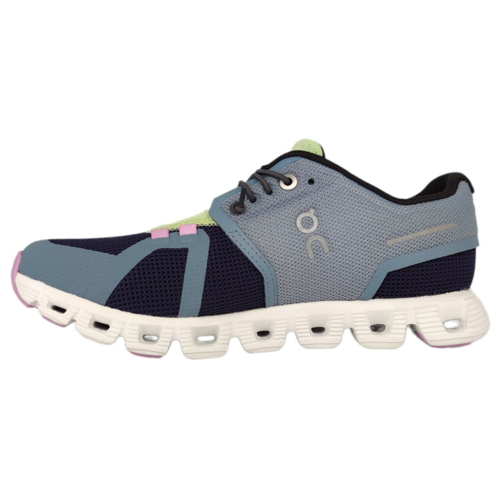 On Running Cloud 5 Push Textile Women's Low-Top Trainers#color_cobble flint