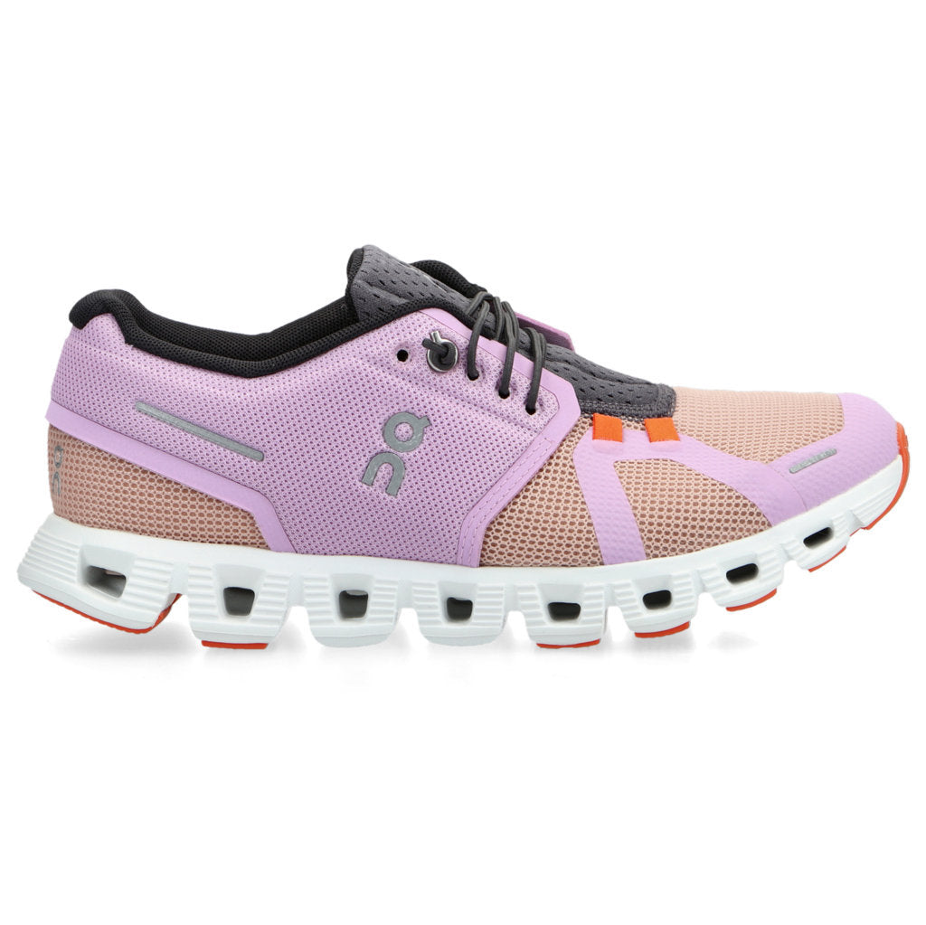 On Cloud 5 Push Textile Women's Running Shoes#color_fiji rose