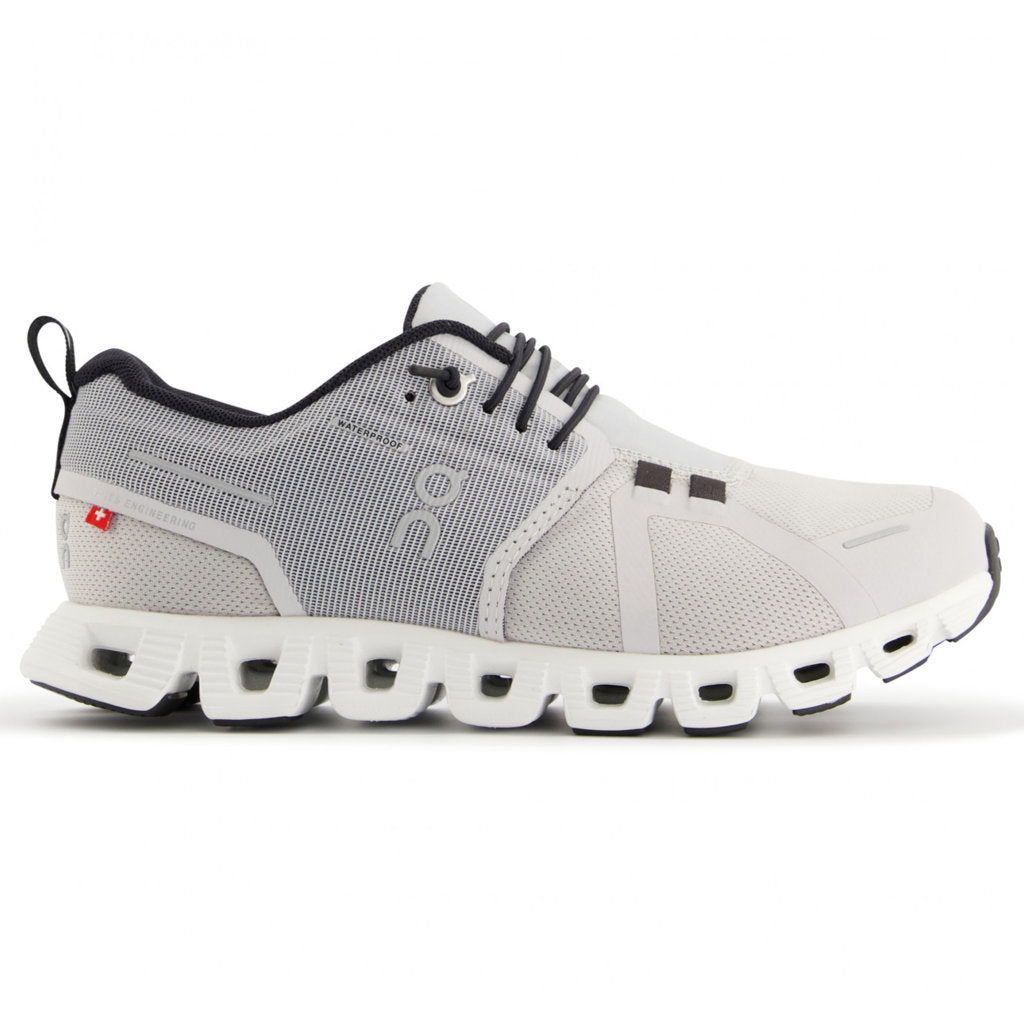 On Cloud 5 Waterproof Textile Synthetic Women's Trainers#color_glacier white