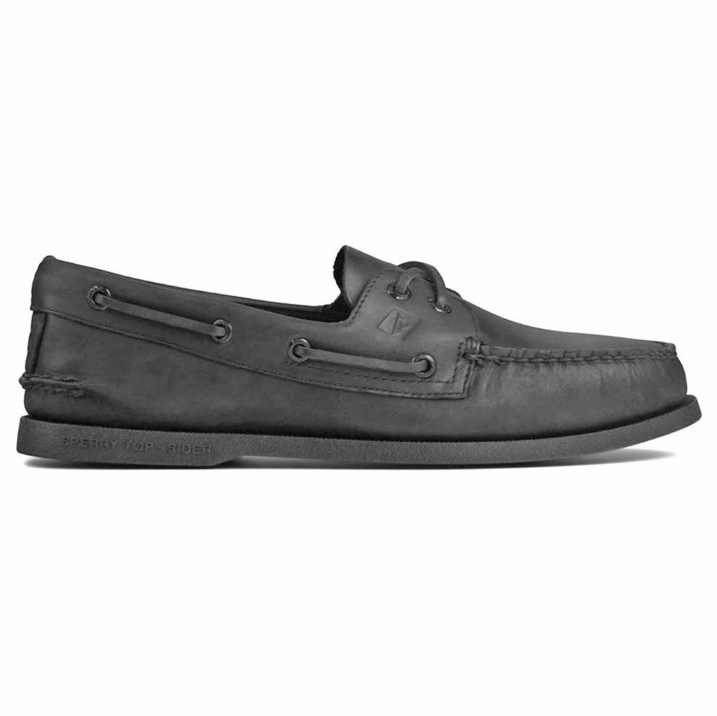 Sperry Authentic Original 2-Eye Leather Mens Shoes#color_black