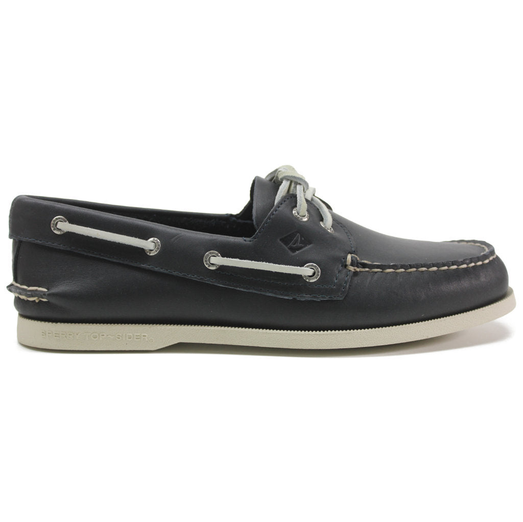 Sperry Authentic Original 2-Eye Leather Mens Shoes#color_navy