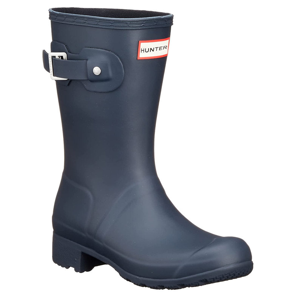 Hunter Original Tour Rubber Women's Short Wellington Boots#color_navy