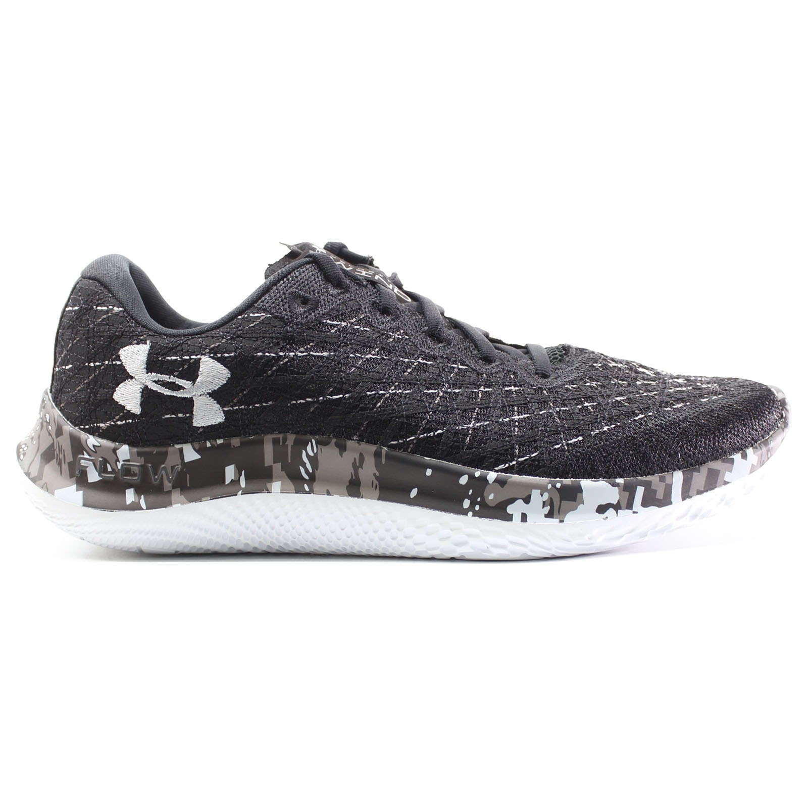 Under Armour Flow Velociti Wind Rfcamo Synthetic Textile Men's Low-Top Trainers#color_black grey