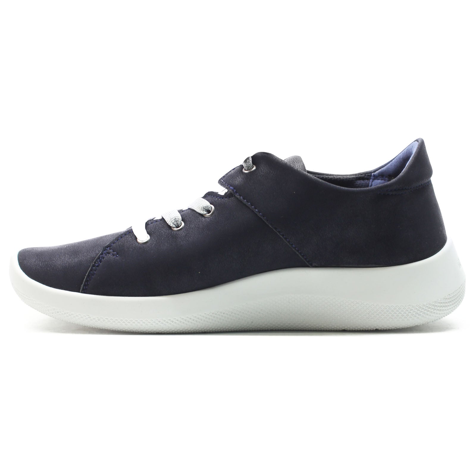 Arcopedico Munique Nubuck Leather Women's Low-top Trainers#color_fal coll navy