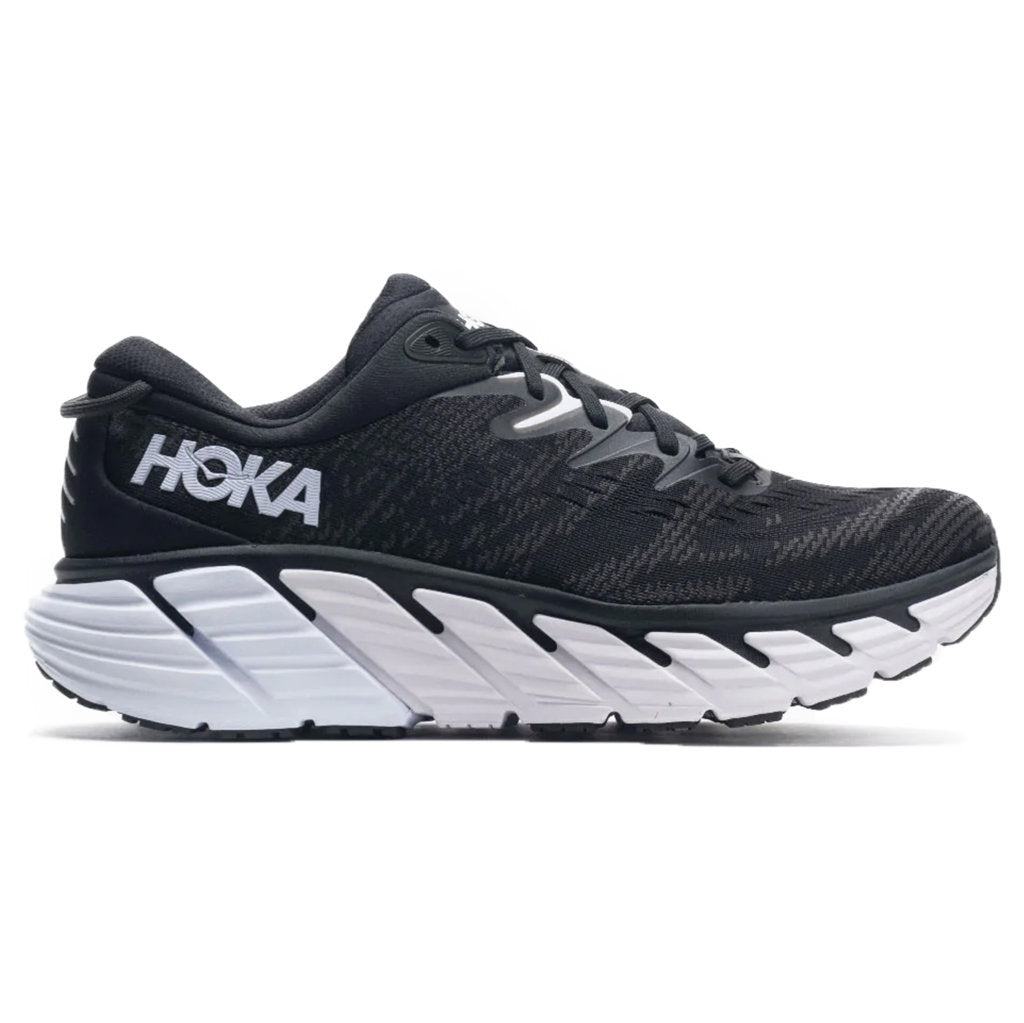 Hoka One One Gaviota 4 Mesh Women's Low-Top Road Running Trainers#color_black white