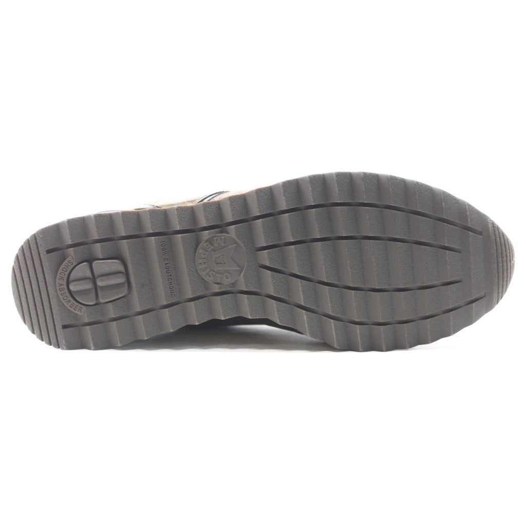 Mephisto Toscana Metallic Leather Womens Trainers#color_bronze
