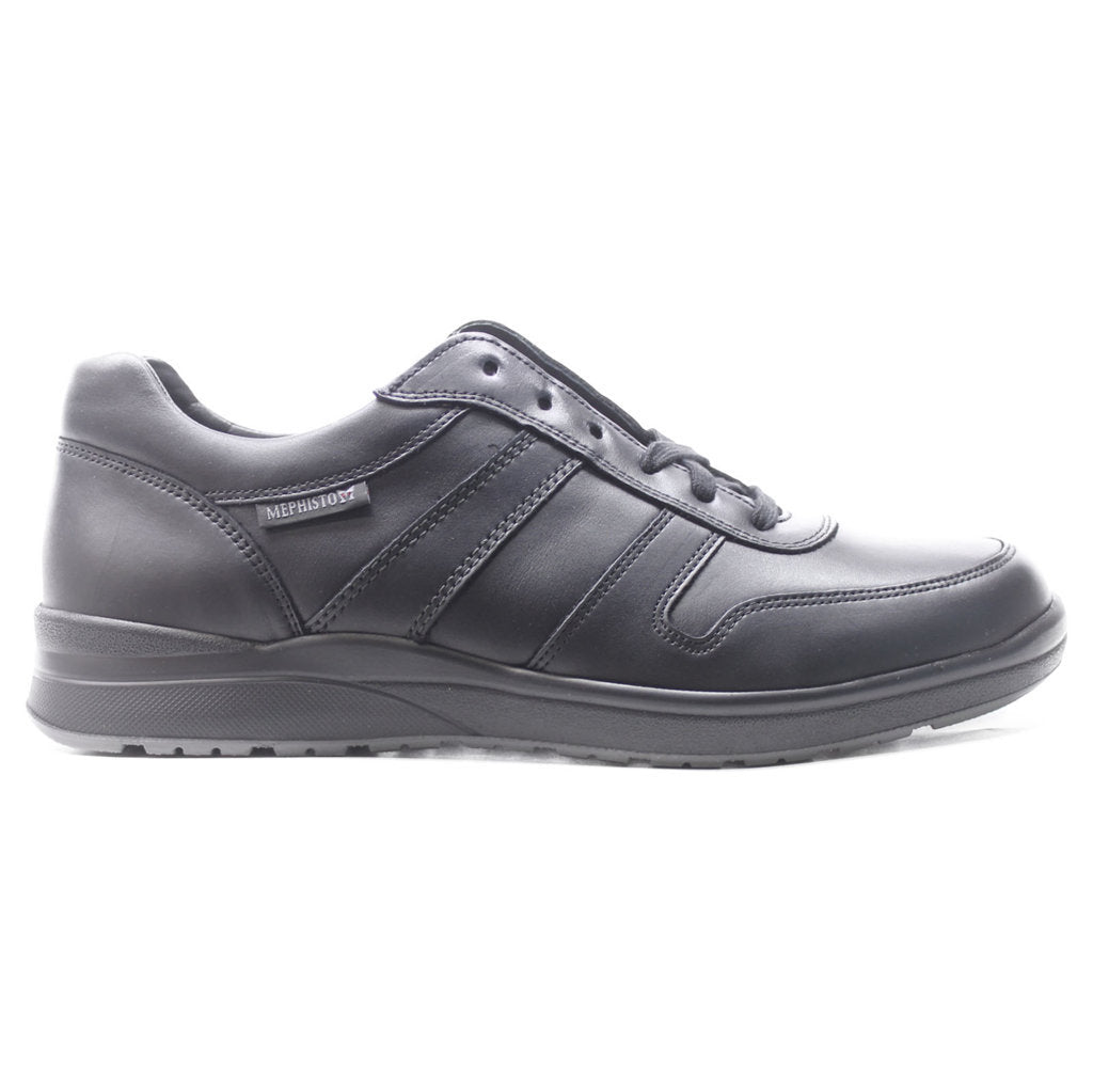 Mephisto Vito Leather Mens Trainers#color_black