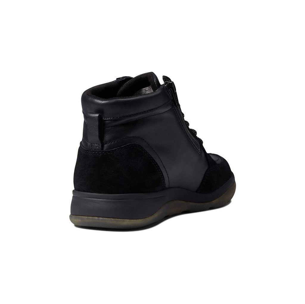 Vionic Whitley Leather Suede Womens Trainers#color_black