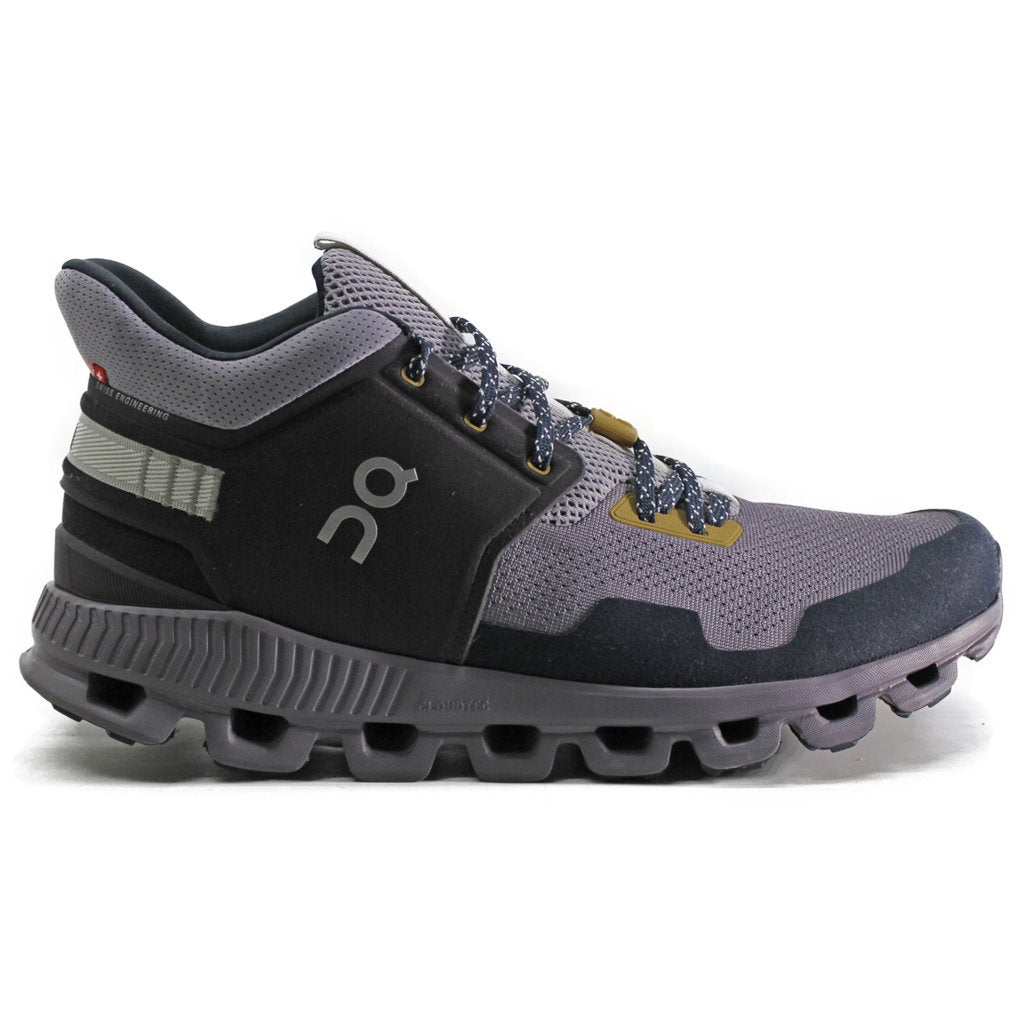 On Cloud Hi Edge Textile Men's Running Shoes#color_pebble lilac
