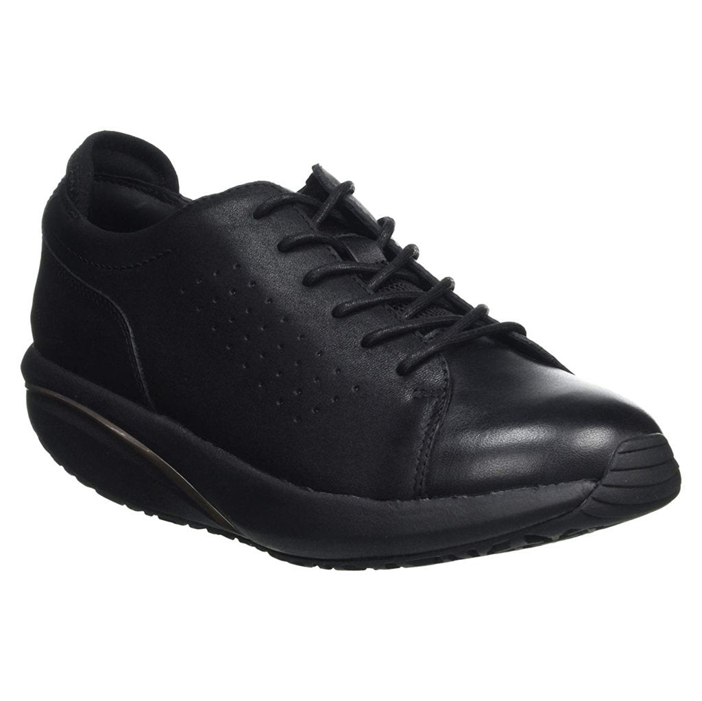 MBT Jion Nappa Leather & Mesh Men's Low-Top Trainers#color_black black
