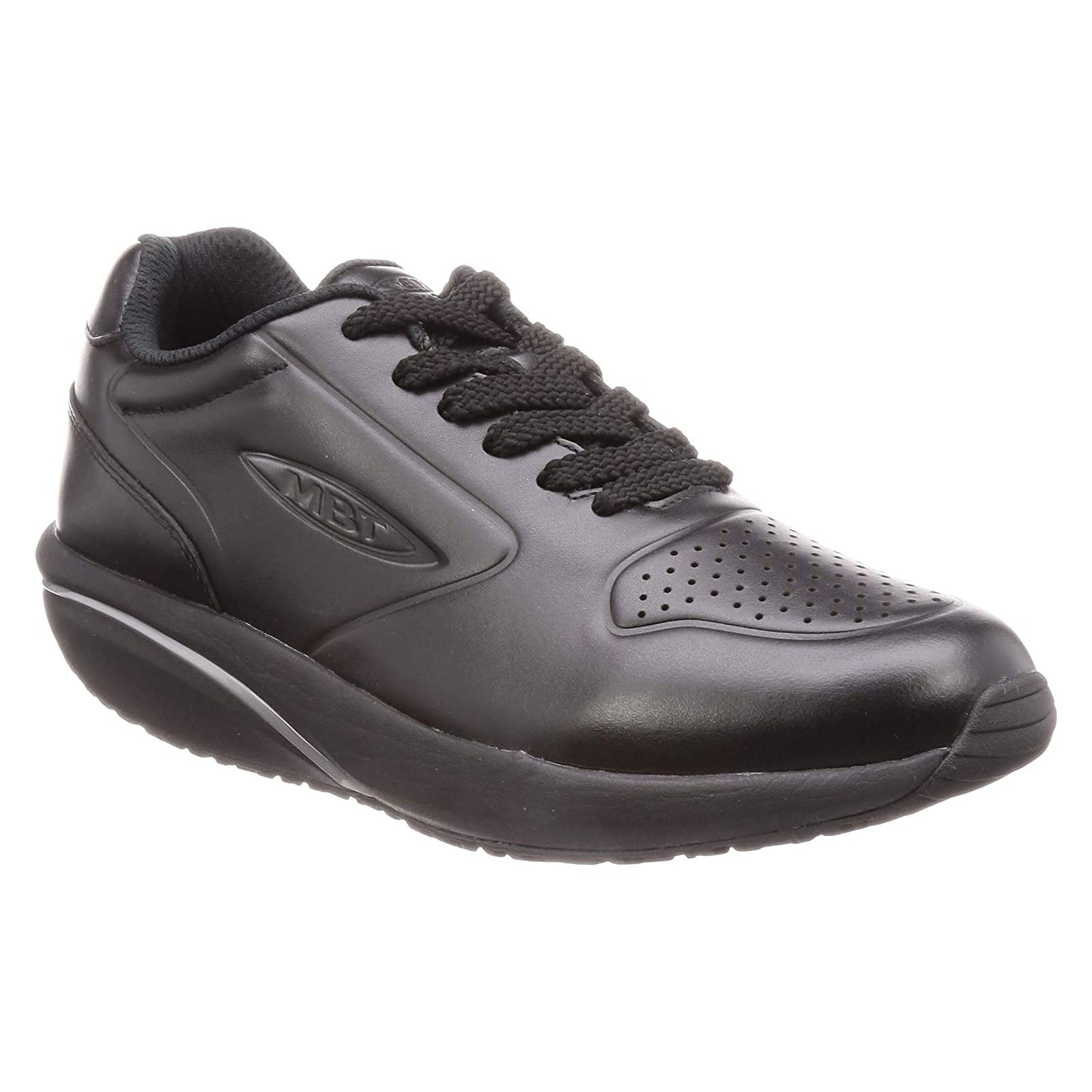 MBT 1997 Synthetic Leather Men's Low-Top Trainers#color_black black