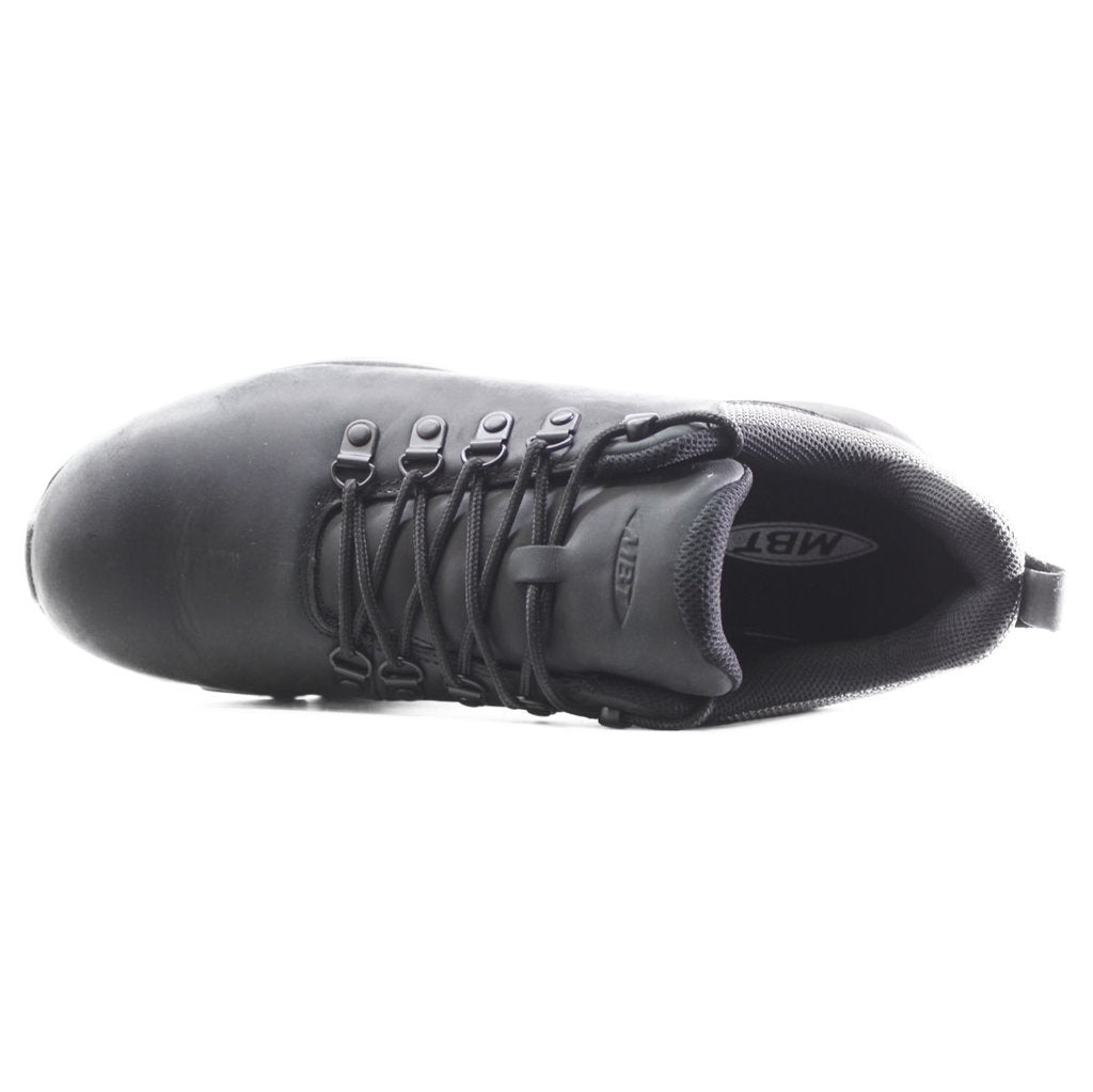 MBT Terra Waterproof Nubuck Leather Men's Low-Top Trainers#color_black