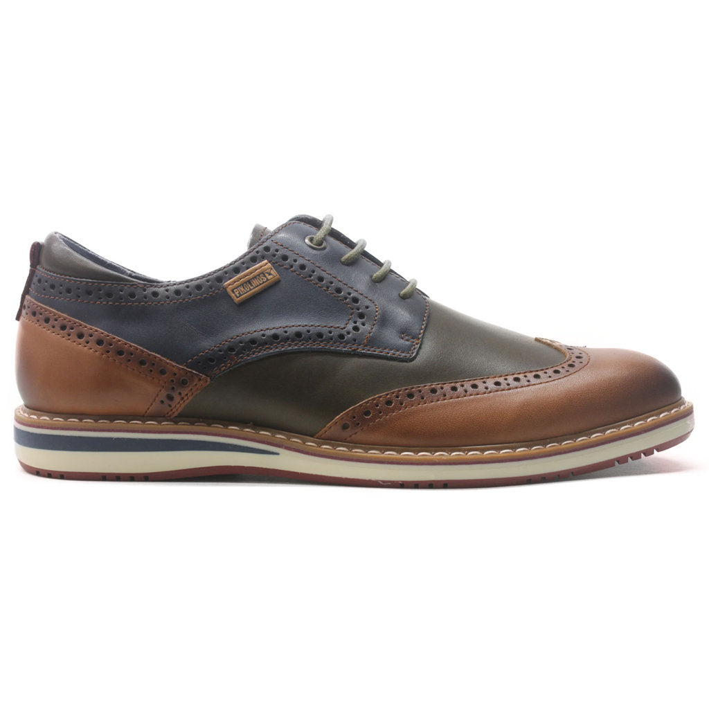 Pikolinos Avila M1T-4191 Leather Mens Shoes#color_brandy