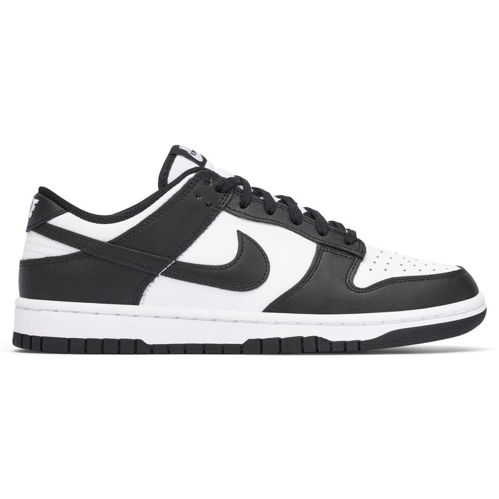 Nike Dunk Leather Women's Low-Top Trainers#color_white black white