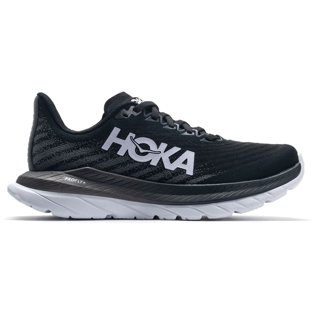 Hoka One One Mach 5 Textile Mens Trainers#color_black castlerock