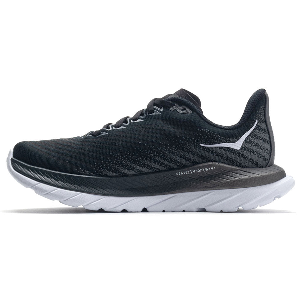 Hoka One One Mach 5 Textile Mens Trainers#color_black castlerock