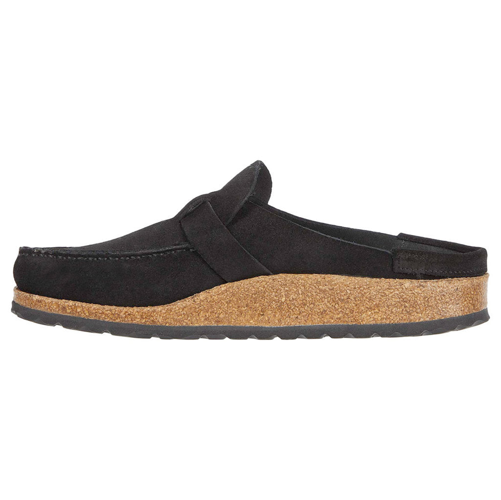 Birkenstock Buckley Suede Unisex Sandals#color_black