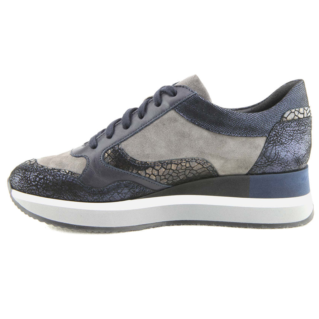 Mephisto Olimpia Leather Womens Trainers#color_navy