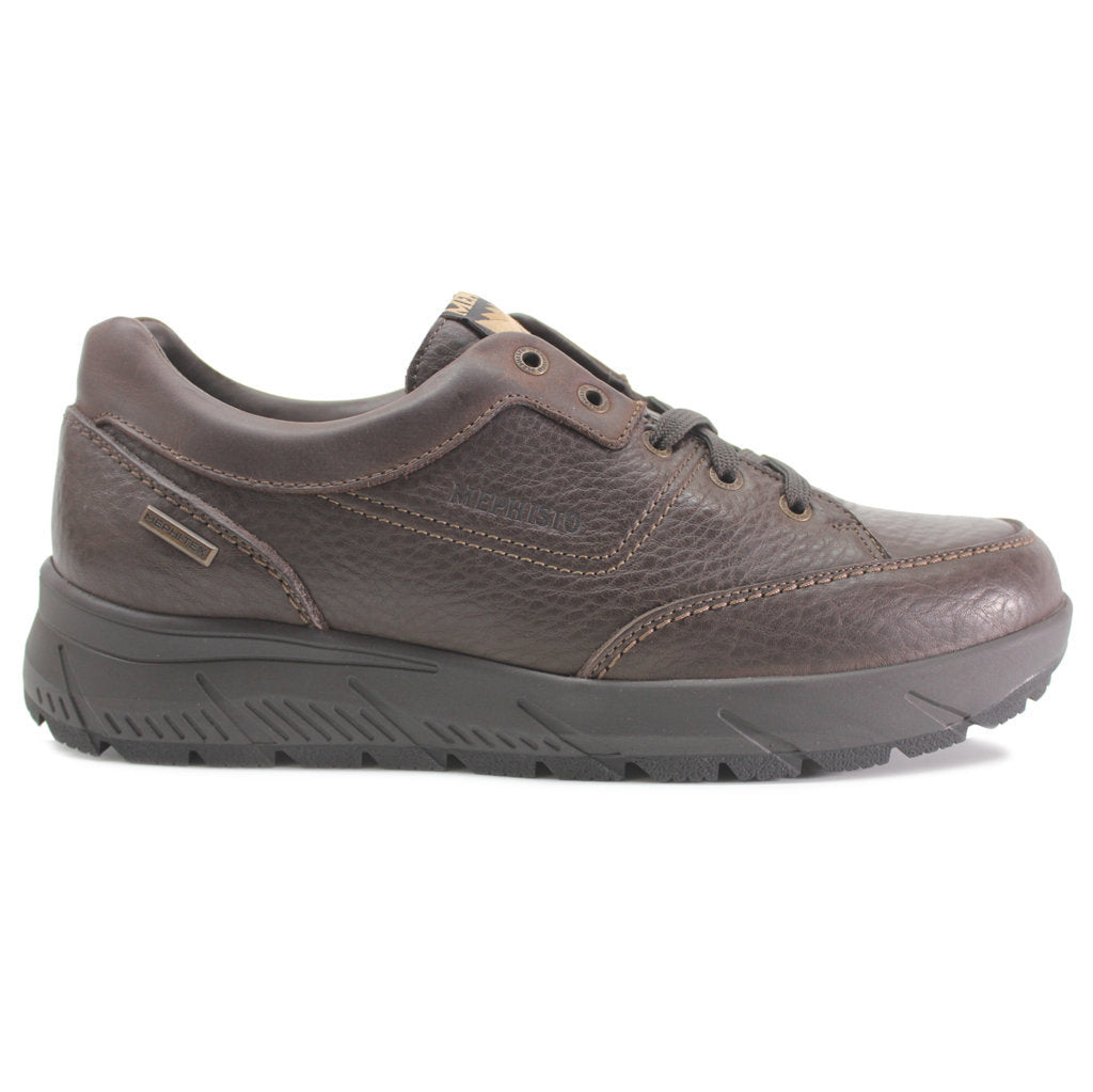 Mephisto Riko MT Leather Mens Shoes#color_dark brown