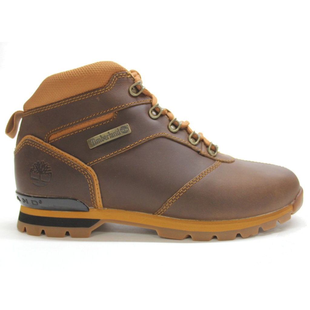 Timberland Splitrock Mid Hiker Leather Mens Boots#color_medium brown