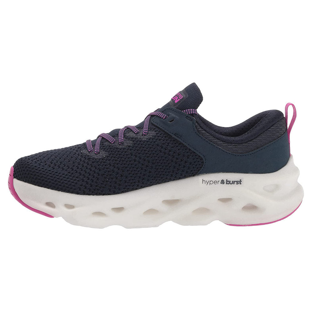 Skechers Go Run Swirl Tech - Dash Charge Synthetic Women's Low-Top Trainers#color_navy