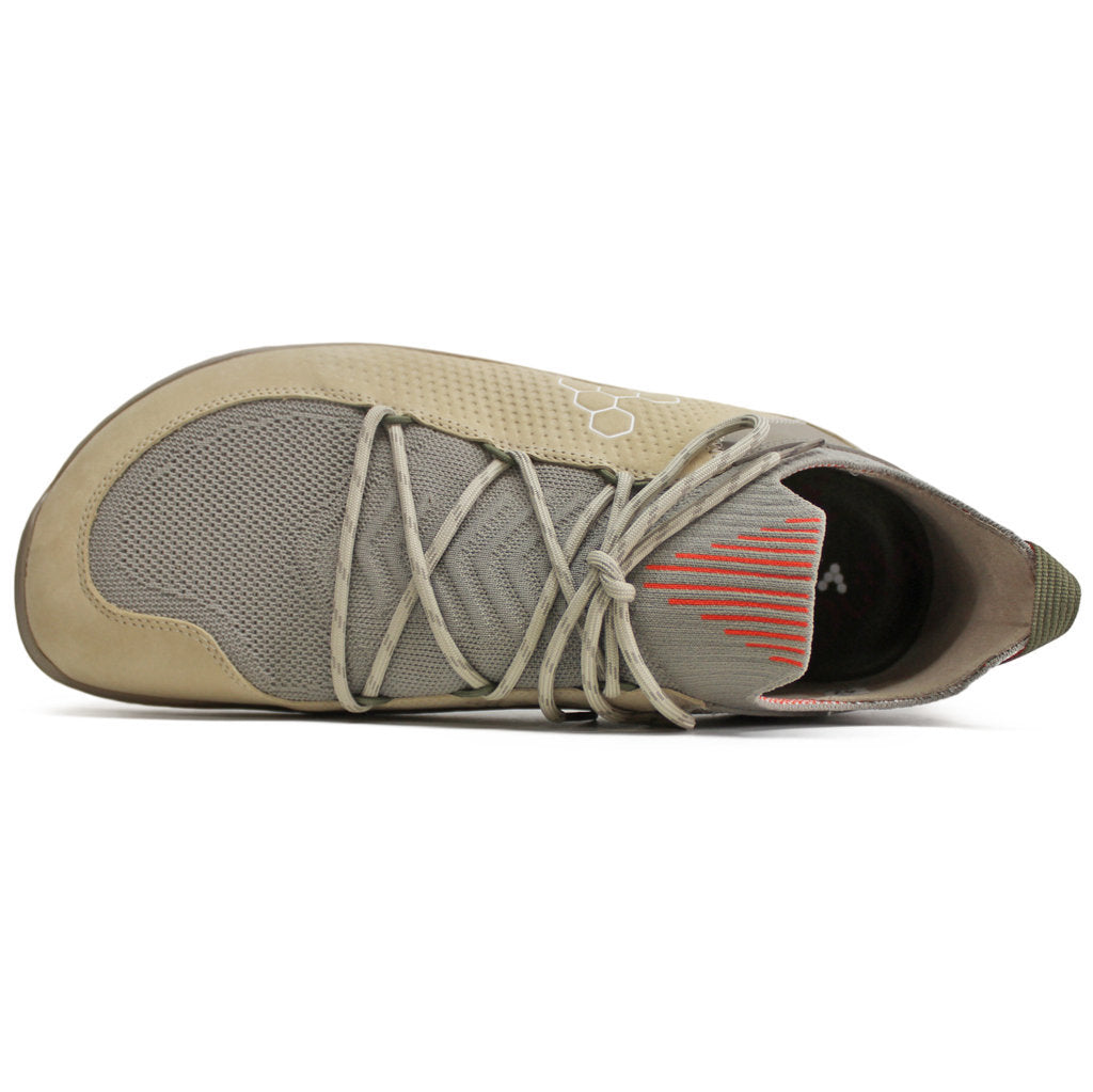 Vivobarefoot Tracker Decon Low FG2 Leather Textile Mens Trainers#color_ancient scroll