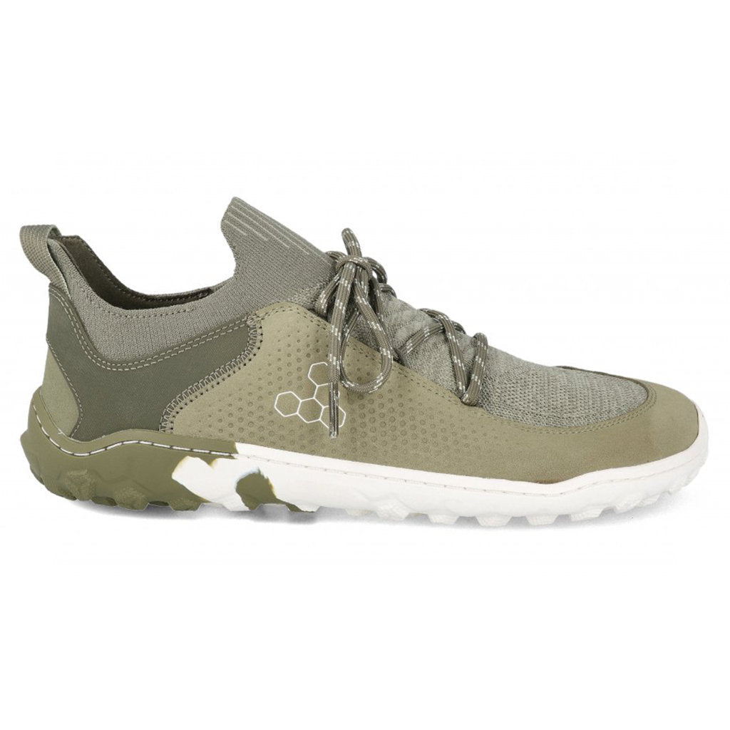 Vivobarefoot Tracker Decon Low FG2 Leather Textile Mens Trainers#color_sage