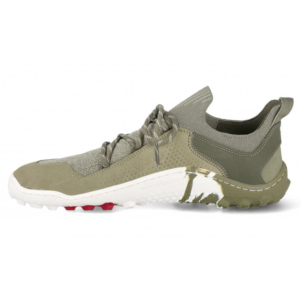 Vivobarefoot Tracker Decon Low FG2 Leather Textile Mens Trainers#color_sage