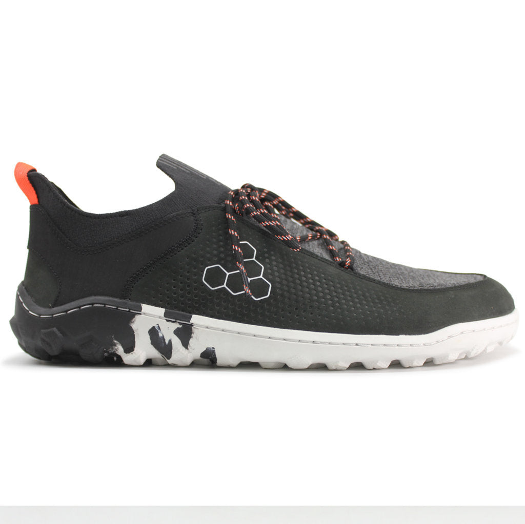 Vivobarefoot Tracker Decon Low FG2 Leather Textile Womens Trainers#color_black