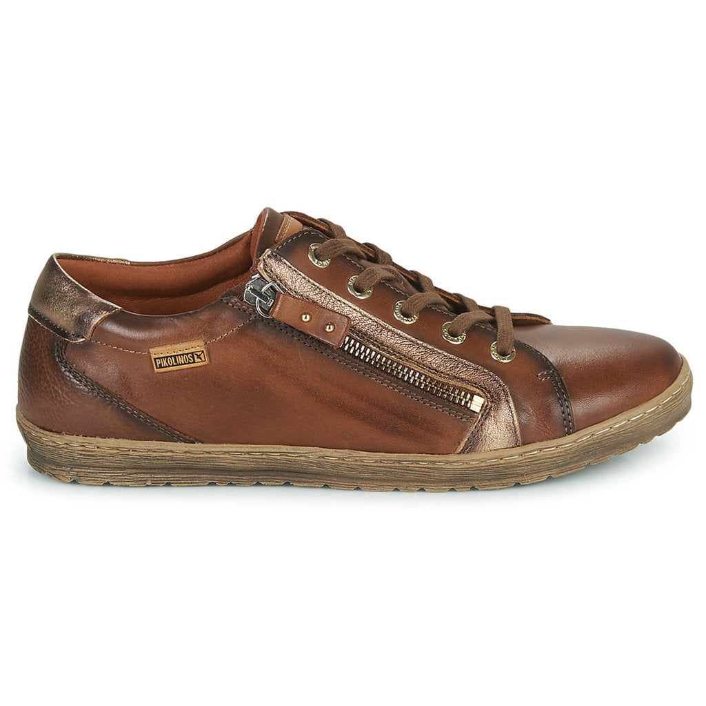 Pikolinos Lagos 901 Leather Womens Shoes#color_cuero