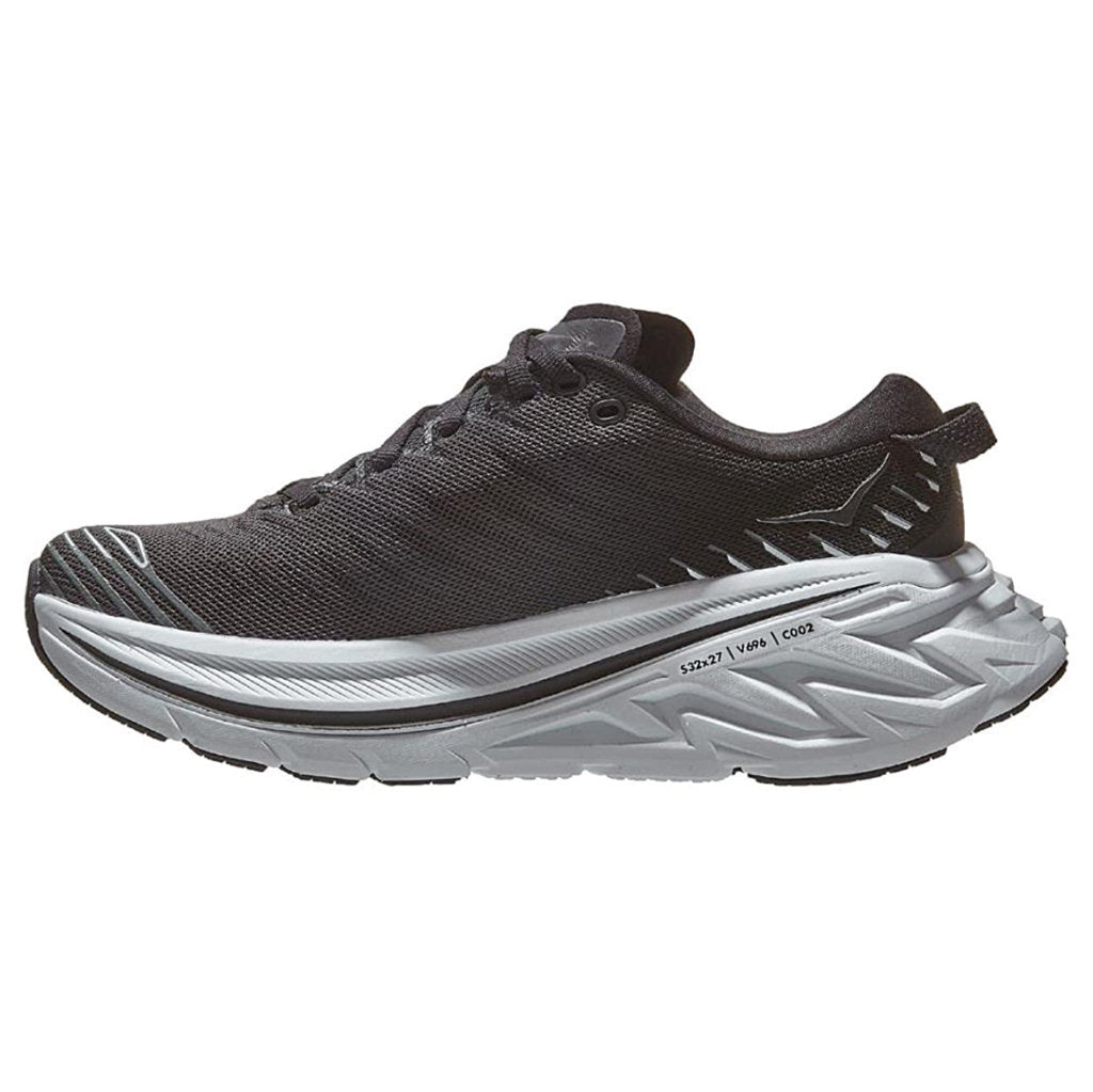 Hoka Bondi X Synthetic Textile Women's Running Shoes#color_black white